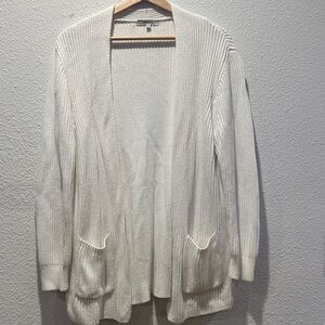 Madewell - white Open-Front Sweater